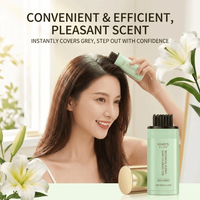 One-time Hair Dyeing Comb Precise Washable Temporary Hair Color Comb Cover Gray Hair Long Lasting Hair Dye Mascara Party Use