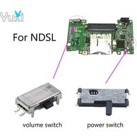 YuXi 1pc Replacement For DS Lite NDSL Volume Switch & Power On Off Button Repair Part