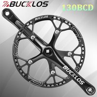 AliExpress BUCKLOS Folding Bike Cranksets 130BCD Square Hole Bicycle Crank 45T 47T 53T 56T 58T Bike Chainring 170MM Crankset Cycling Parts