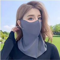 AliExpress NONE Sunscreen Mask, Ice Silk Mask, Cycling Sunshade, UV Protection, Face and Neck Protection for Men and Women