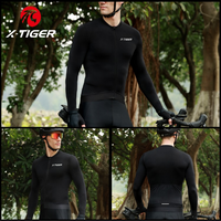 AliExpress X-TIGER Winter Thermal Cycling Jersey Long Sleeve Fleece lining Breathable Men Women Bicycle Warm Jacket Road Bike MTB Clothing