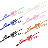 Bicycle Stickers Laser Stickers LIMITED EDITION English Letter Motorcycle Car Front Decor Reflective Decal Styling Sticker