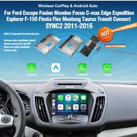 AUTOTOP Wireless Carplay Android Auto for Ford Sync2 Escape Fusion Mondeo Focus F-150 Fiesta Flex Fusion Mustang Taurus AirPlay