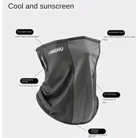 AliExpress NONE 1Pc UPF50+ UV Protection Ice Silk Mask for Women Summer Cycling Hiking Breathable Traceless Thin Sunscreen Face Cover Balaclava