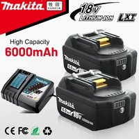 Genuine 6Ah For Makita BL1860 18V Battery Power Tools Li-ion Replacement LXT BL1850 BL1840 for 18V Screwdriver with BMS TPCELL