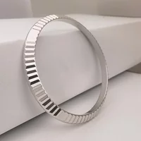 White Gold plated Watch Bezel For RLX Datejust 126334 126234 116234 126300 126200 Watches, High Quality Watch Parts image 3