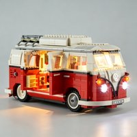 LED Light Kit Exclusive for T1 Camper Van Building Block Model, Creative DIY Decoration Light Set (Building Blocks Not Included)