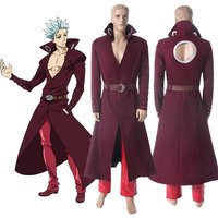 IN STOCK The Seven Deadly Sins Nanatsu no Taizai Fox's Sin of Greed Ban Cosplay Costume Christmas Halloween Theme Party