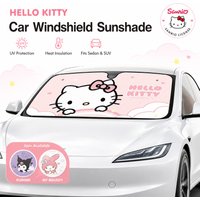 Sanrio Hello Kitty Car Windshield Sunshade 70x120cm UV Protection Heat Insulation Front Window Sun Visor
