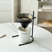 Coffee Hand-brewed Filter Cup Stand Ceramic Set, Household Coffee Equipment Adjustable Portable Coffee Brewing Accessory
