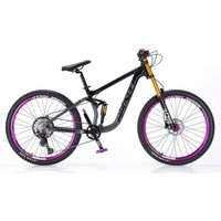 AliExpress NONE 26 27.5 Inch Soft Tail Mountain Bike 11 Speed Double Damping Downhill DH Bicycle Aluminum Alloy MTB for Adults Hydraulic Brake