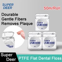 50/100m PTFE Floss Mint Flosser Flat Interdental Brush Teeth Stick Oral Hygiene Clean Wire Practical Health Oral Care