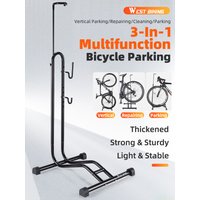 AliExpress West Biking WEST BIKING 3 In 1 Multifunctional Bike Parking Rack Indoor Bicycle Display Stand Vertical Bike Repair Stand Bike Accessories