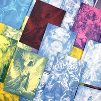 A6 Color Sun Printing Cyanotype Paper Film Kit DIY Solar Print with 1-5pcs Film 5/15/25 Sheets Tutorial for Beginners