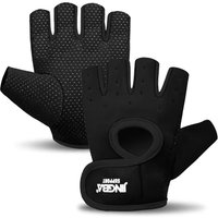 AliExpress Fitness Half Finger Gloves Unisex Fitness Gym Weightlifting Exercise Gloves Silicone Anti Slip Breathable Outdoor Cycling Gloves