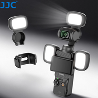JJC Upgraded Magnetic Mini LED Light for DJI Osmo Pocket 3 Rechargeable Selfie Fill Light 3 Color Mode Pocket 3 Vlog Accessories