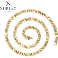 Xuping Jewelry Charm Fashion 45cm Romantic Necklace of Light Gold Color Women Exquisite Love Birthday Gift X000938703
