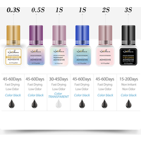 NATUHANA 5ml Eyelash Glue Professional 0.5S Fast Drying Lashes Adhesive Long Lasting Glue for Eyelases Extension