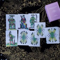 87*62 mm Marshmallow Marseille Tarot 78Pcs