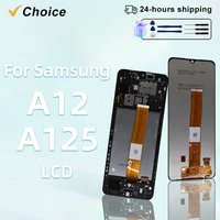 CHOICE 6.5" IPS LCD For Samsung Galaxy A12 For A125 LCD Touch Screen Digitizer Assembly For Galaxy SM-A125F SM-A125M LCD Display