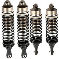 Aluminium Alloy Shock Absorber Assembled Full Metal Big Bore Shocks Front & Rear for Traxxas 1/10 Slash 4x4 RC Car Truck Acc