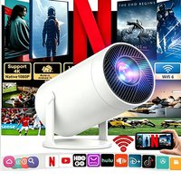MAOHUTER Projector Z10 Pro 300ANSI 4K Decoding 720P Native Android 13WIFI6 BT5.0 180° Degree Rotation Home Cinema Projector