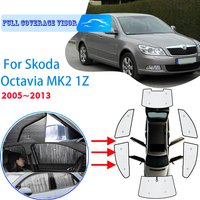 For Skoda Octavia 2 A5 MK2 1Z 2005~2013 2008 Car Window Windshield Sunshade Front UV Protect Reflector Sun Shade Auto Sun Visor