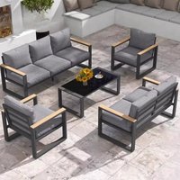Outdoor villa, garden terrace, sofa courtyard, waterproof sunscreen sofa chair, furniture, leisure hotel B&B sofa
