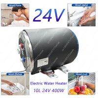 Brand New Product 24V Electric Camper Van Water Heater 10L 400W RV Boiler Water Heater Boat Camper Caravan Simple Installation