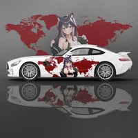 Texas Arknights Anime Car Decal Flower Vinyl Car Stickers Car Side Graphics Decals, Universal Size, Vehicle Graphics