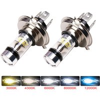 2Pcs New H4 H7 LED Car Headlight H11 H8 H9 H10 H1 H3 Car Fog Light Bulbs 9005 9006 Auto Driving Running Lamps 12000LM 80W 12V