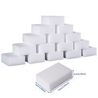 20pcs/60pcs/100pcs Melamine Sponge Customizable Magic Sponge Eraser Sponge Cleaning Sponges for Kitchen Bathroom Cleaning Tools