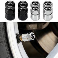 4PCS Car Styling Wheel Tyre Valve Caps Stem Covers Auto Accessories For MINI Cooper S JCW WORKS R55 R56 F55 F56 R57 R58 R59 R60