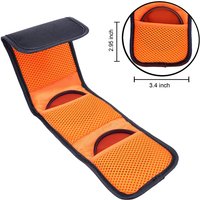 【C】1Pc 3 Pockets Camera Lens Filter Bag 82mm ND UV CPL Holder Wallet Case Box Case Protective Bag Durable Pouch For Lens Filters