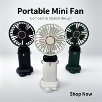 Handheld Mini Fan, 5 Speed USB Fan, Foldable Portable Hanging Fan, Can Be Phone Stand