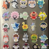 1Piece Fanmade Thai Star Pondphuwin Joongdunk FirstKhaotung Jimmy Sea Junior Mark Taynew Jossgawin Bounprem 5cm Fridge Magnet