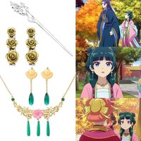 Anime The Apothecary Diaries Maomao Hairpins Cosplay Accessories Props Headwear Women Girls Halloween Role Play Props