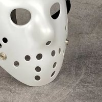 ใJaใPure White Jason Mask, Scary Funny Halloween Mask, Freddy vs Jason Style Cosplay Prop