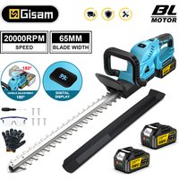 Gisam 65MM Borstelloze Elektrische Heggenschaar Draaibare Tuin Landschapsarchitectuur Heggenschaar Trimmer Gereedschap Voor Makita 18V Batterij Pin