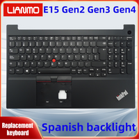 Spanish Norwegian Nordic Portuguese Russian Swedish Suitable for Lenovo ThinkPad E15 Gen2 Gen3 Gen4 C-Shell Backlit Keyboard