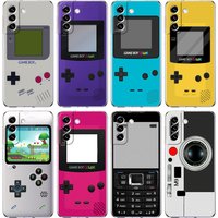 Gameboy Boy Game Phone Case For Samsung Galaxy S24 Plus S23 S22 S21 S20 FE Ultra 5G S10 S10E S9 Soft Clear Silicone Cover