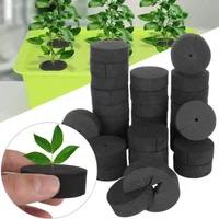 10/50pcs Garden Soilless Cultivation Nursery Sponge Hydroponic Syetem Clone Collars Baskets Media EVA Foam Planting Sponge