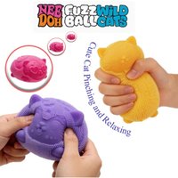 New Hot NeeDoh Fuzz Ball Cat Series Desktop Decoration Stress Relieving Toy Fun Soft Pressure Ball