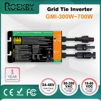 300W 350W 500W 600W 700W Micro Inverter Balcony Solar PV Grid Tie System for Home Use MPPT Input DC18-50V Solar AC110V-240V
