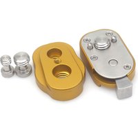 3/8 Screw M3 Locating Pin Mini Field Monitor Quick Release Plate for LCD Monitor Magic Arm LED Light Quick Release Plate