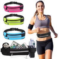 Outdoor Sports Waist Bag, Kettle Waist Bag, Fitness Running Waist Bag, Waterproof and Anti-theft Mobile Phone Waist Bag