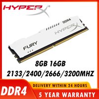 HyperX Fury DDR4 8GB 16GB 3600MHz 3200MHz 2666MHz 2400MHz 2133MHz Ram DRAM DIMM Memory 288Pin For Electronic Sports Computers