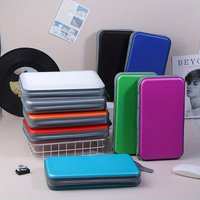 80 CD/DVD Clear Plastic Storage Case, Durable & Portable for Home/Office/Travel, Multi-Color Options