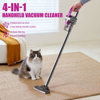 Cordless Vacuum Cleaner 4 in 1 Stick Vacuum Rechargeable Self-Standing Vacuum Cleaners for Office Sofa Hardwood Floor