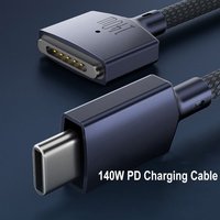 2M USB Type C to Magsafe 3 Magnetic Charger Cord Laptop Charging Cable Converter PD 140W for MacBook Air/Pro A2442 A2485 A2681